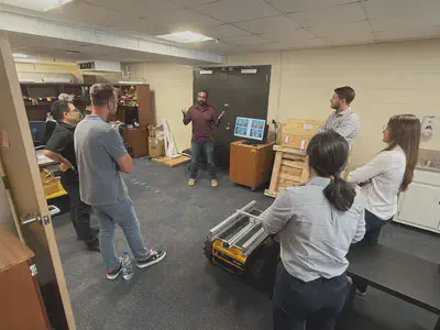 Visiting Xin Zhang’s Sensing & Automation in Agri-Systems (SAAS) Lab.