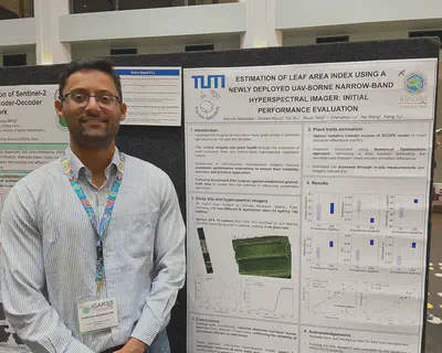 Anirudh Belwalkar at IGARSS 2025