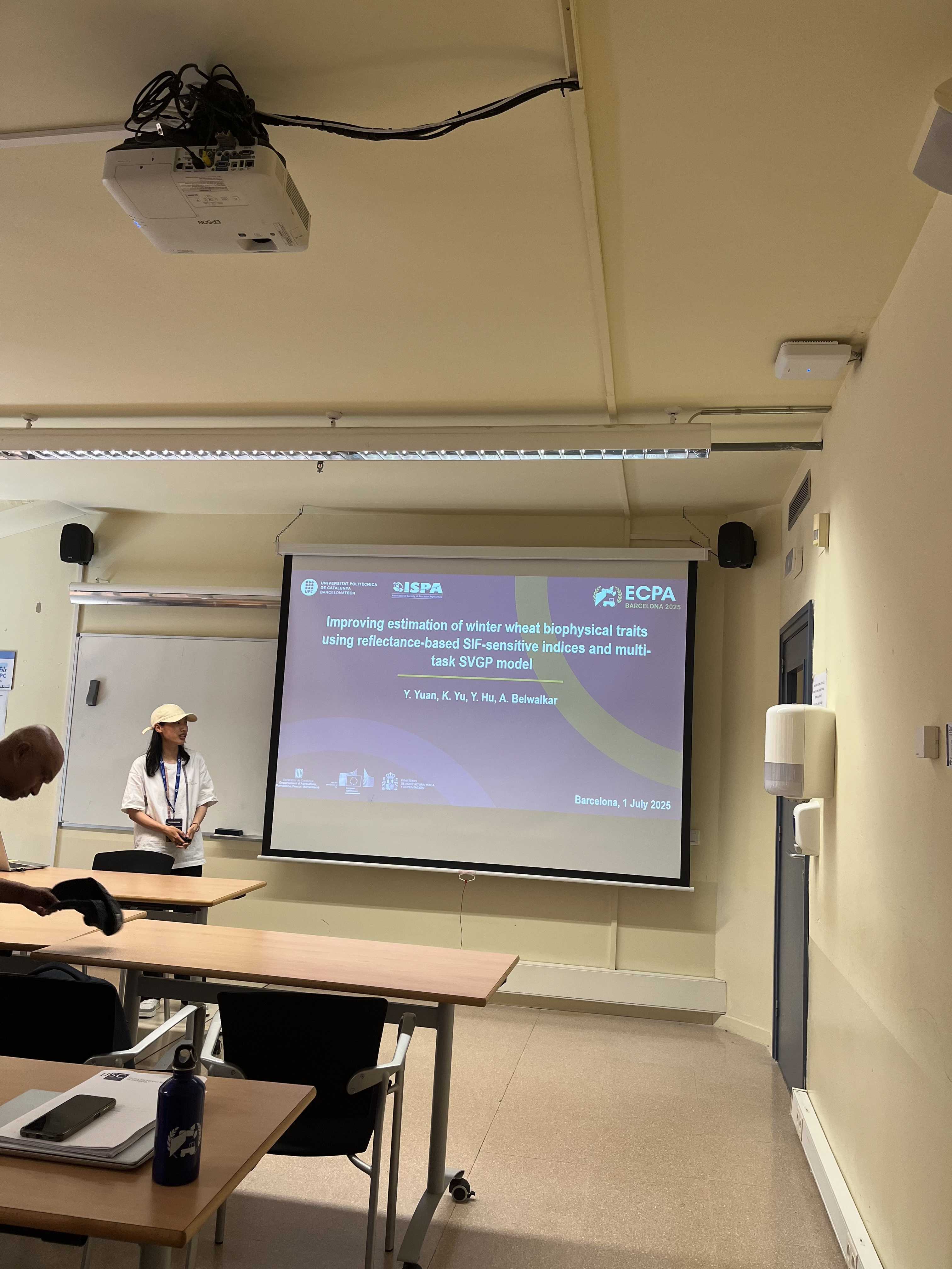 Lab member Ying Yuan attended the 15th European Conference on Precision ...